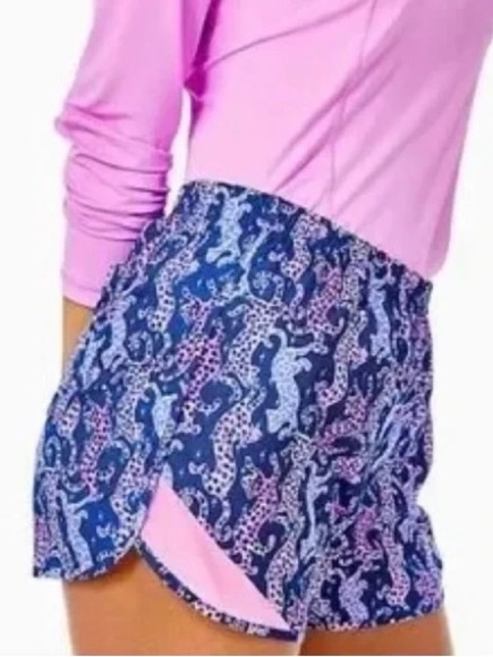 Lilly Pulitzer Ocean Trail Shorts in "On the Catwalk" - Picture 9 of 9